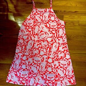 Lilly Pulitzer Kyleigh Dress in Cane Coral Crab Collab Size XL